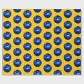 Vivid Blueberry Wrapping Paper Cadeaupapier (Vlak)
