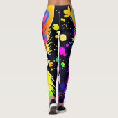 Vivid Canine Vibes Design Leggings (Achterkant)