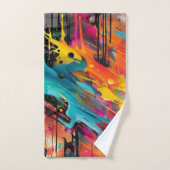 Vivid Chaos Splash Graffiti (Serviette à main)