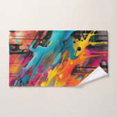 Vivid Chaos Splash Graffiti (Serviette à main)