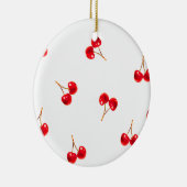 Vivid Cherry Pattern Keramisch Ornament (Rechts)