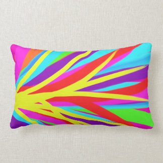 Vivid Colorful Paint Brush Strokes Girly Art Kussen