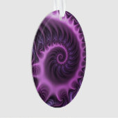 Vivid Cool Abstrait rose violet Fractal Art Spiral (devant)