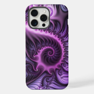 Vivid Cool Abstrait rose violet Fractal Art Spiral