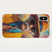 Vivid Coque mobile de style Gentleman (Dos (Horizontal))