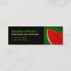 Vivid Custom Mini Visitekaartje Fruit Watermeloen