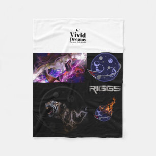 Vivid Dreams Books Blanket Fleece Deken