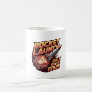 Vivid et Bold Rocket Launch Mug