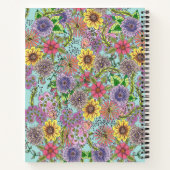 Vivid Fleurs de Doodles complexes livre de croquis (Dos)