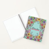 Vivid Fleurs de Doodles complexes livre de croquis (Intérieur)