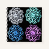 Vivid Flower Doily Journal (Devant)