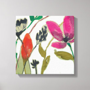 Vivid Flowers Canvas Afdruk