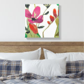 Vivid Flowers I Canvas Afdruk (Insitu (Slaapkamer))
