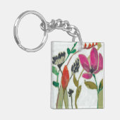 Vivid Flowers Sleutelhanger (Voorkant Links)