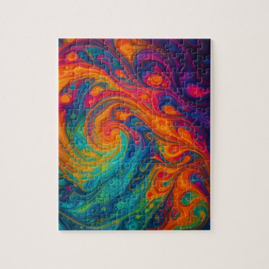 Vivid Fluid Art Legpuzzel (Verticaal)