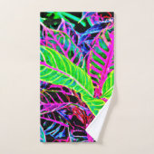 Vivid Foliage Elegance Motif (Serviette à main)