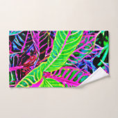 Vivid Foliage Elegance Motif (Serviette à main)