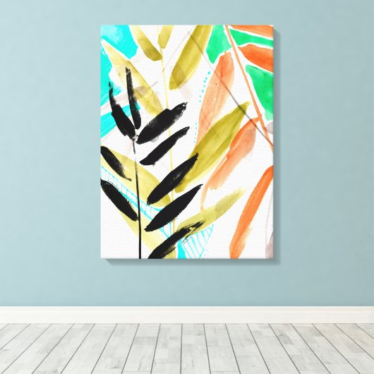 Vivid Fronts II Canvas Afdruk (Insitu (Houten vloer))