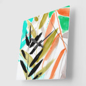 Vivid Fronts II Vierkante Klok (Hoek)