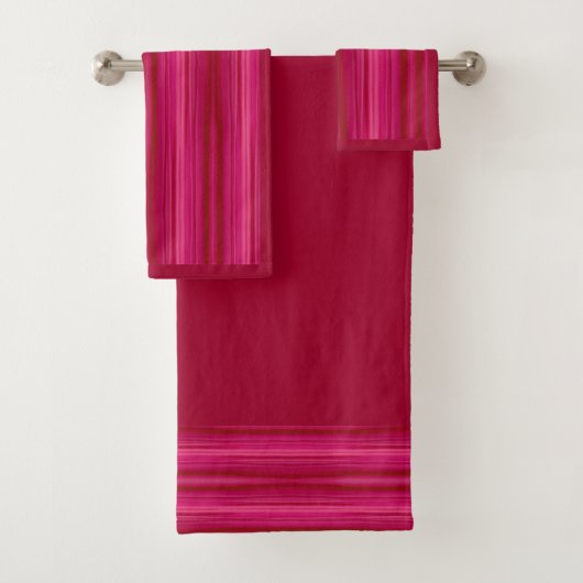 Vivid Fuschia Bad Handdoek (Insitu)