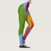 Vivid Fusion Abstract Leggings (Droite)