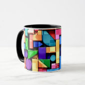 Vivid Geometric Flow Mok (Voorkant links)