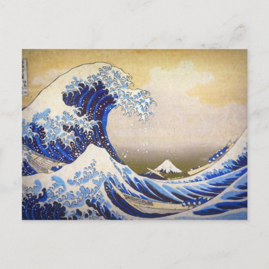 Vivid Great Wave door Hokusai Briefkaart (Voorkant)