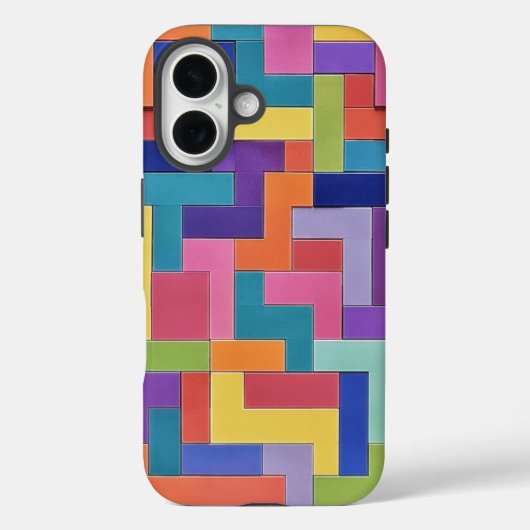 Vivid Grid Case-Mate iPhone Case (Achterkant)