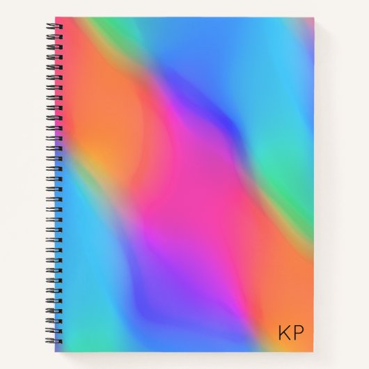 Vivid Holographic Personated Spiral Notebook Notitieboek (Voorkant)