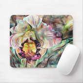 Vivid Iris Flower Muismat (Met muis)