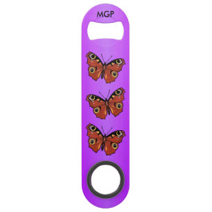  Vivid Monarch Butterfly Paars Speed Flessenopener