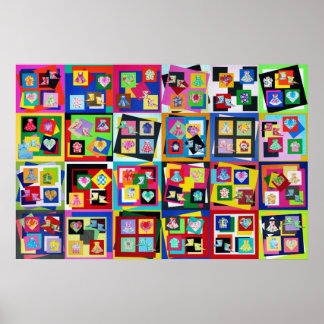 Vivid Origami Art Taille originale 20"x30" Poster