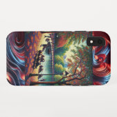 "Vivid Park: Kleurrijke achtergrond iPhone Case" Case-Mate iPhone Case (Achterkant (horizontaal))