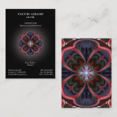 Vivid Petals Artwork - Verticaal Visitekaartje (Voorkant / Achterkant)