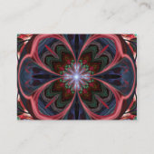 Vivid Petals Artwork - Verticaal Visitekaartje (Achterkant)