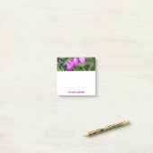 Vivid Pink Hawaiian Flowers Square Post-it® Notes (Op bureau)