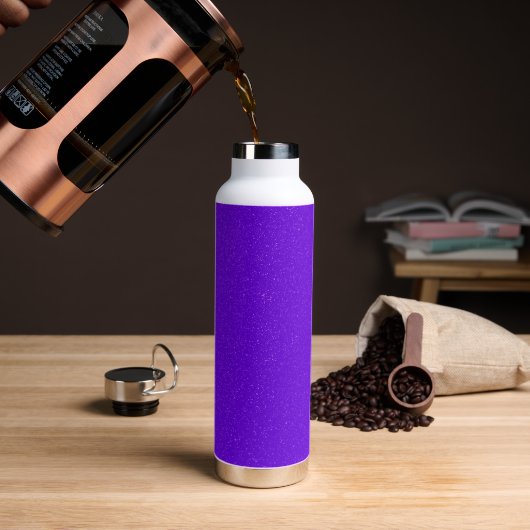 Vivid Purple Bruit Texture Bouteille d'eau (Gym)
