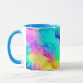 Vivid Rainbow Fluffy Fur Texture-75201 Mok (Links)