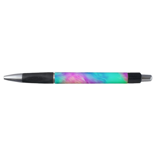 Vivid Rainbow Fluffy Fur Texture-75201 Pen (Voorkant)