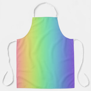Vivid Rainbow Gradient Schort