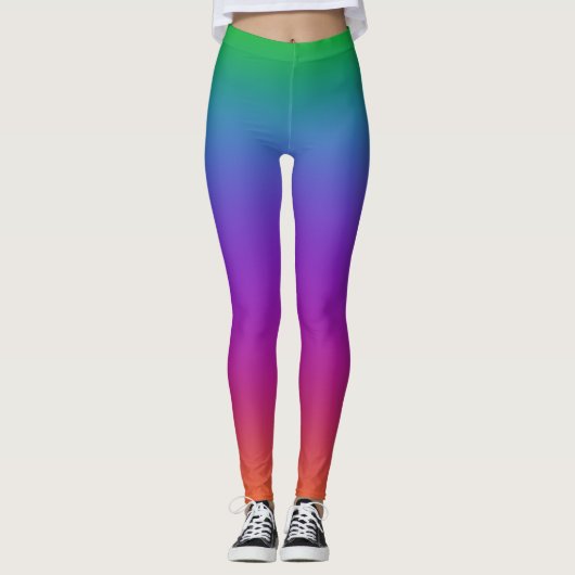 Vivid Rainbow-Leggings Leggings (Voorkant)