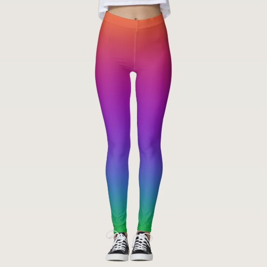 Vivid Rainbow-Leggings Leggings (Voorkant)