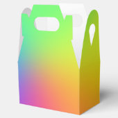 Vivid Rainbow Ombre Birthday Party Bedankdoosjes (Geopend)