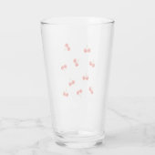 Vivid Red Cherry Glas (Achterkant)