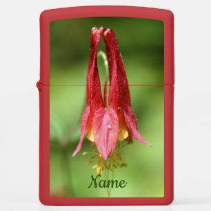 Vivid Red Wild Columbine Flower Persoonlijk