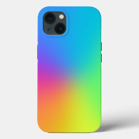 Vivid regenbooggradiënt Case-Mate iPhone case (Achterkant)