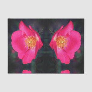 Vivid roze Rose Petals Abstracte ontbinding van Fl Tissuepapier