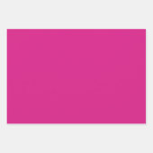 Vivid roze vaste kleur inpakpapier vel (Voorkant 2)
