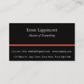 Vivid Scape Abstract Visitekaartje (Achterkant)