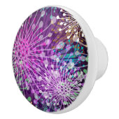 Vivid Spotty Pattern Keramische Knop (Rechts)